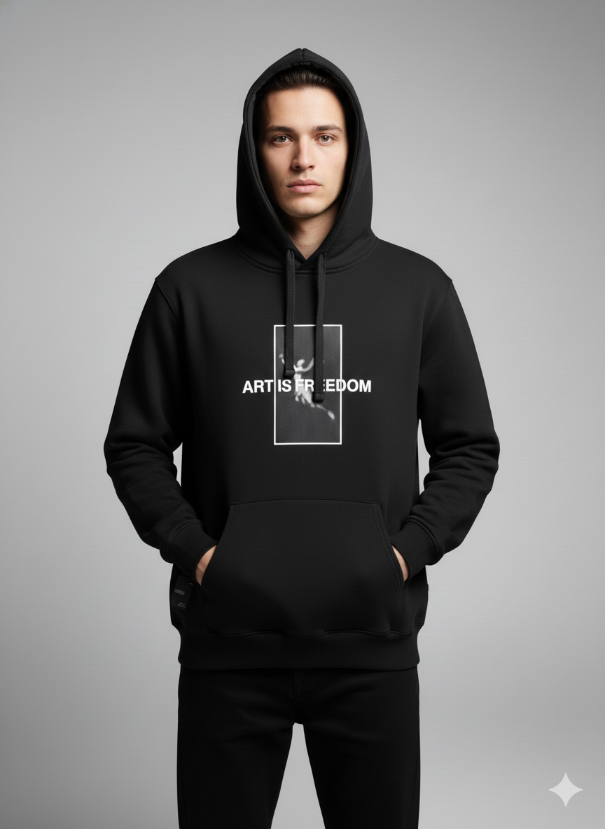 Hoodie “Art Is Freedom” – Edición Limitada