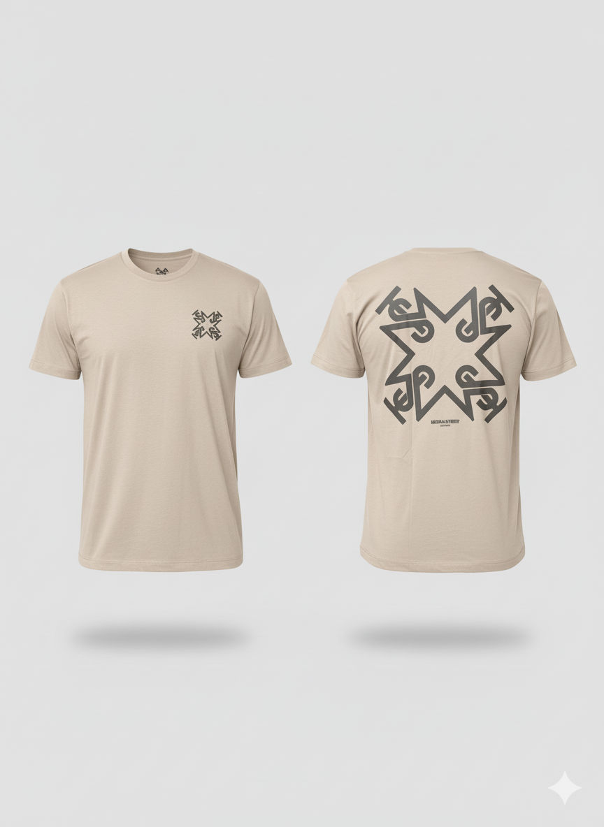 CAMISETA BEIGE HORMA NORMAL