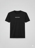 CAMISETA NEGRA CON DISEÑO EN ESPALDA Y PECHO