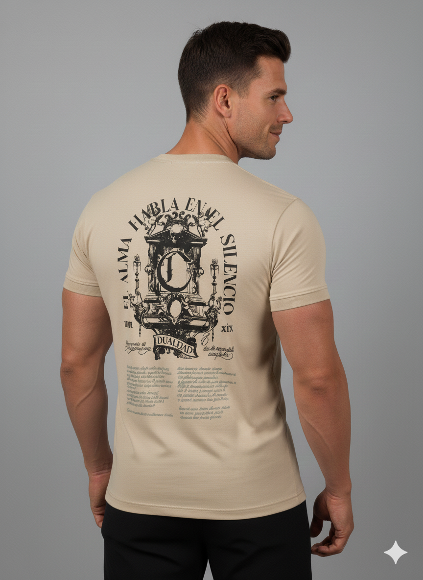 CAMISETA BEIGE HORMA NORMAL