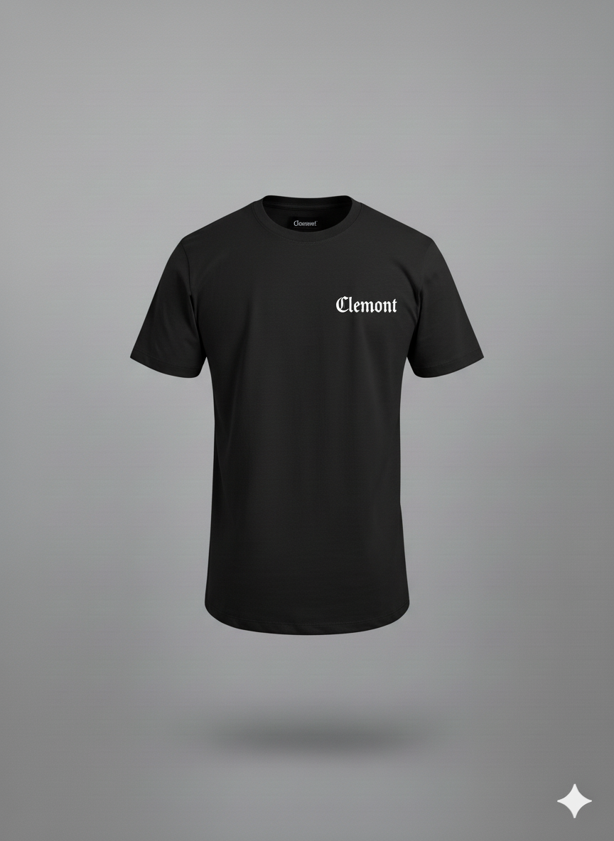 CAMISETA NEGRA HORMA REGULAR