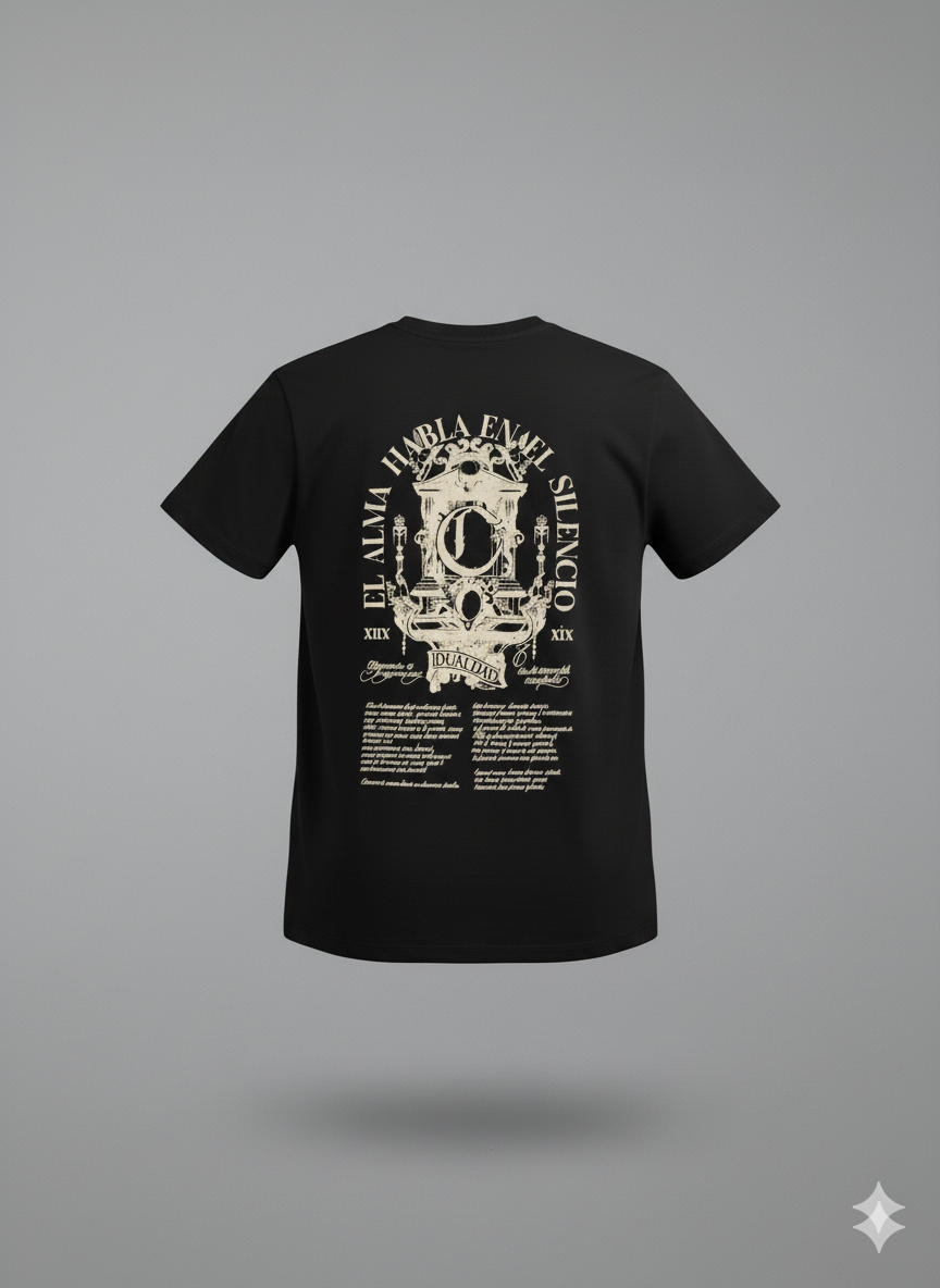 CAMISETA NEGRA HORMA REGULAR