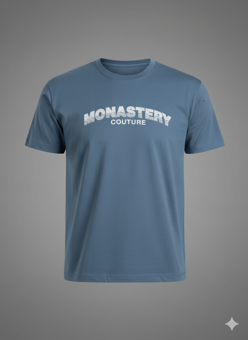 CAMISETA AZUL HORMA REGULAR