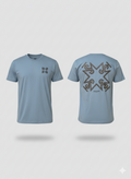 CAMISETA AZUL HORMA REGULAR