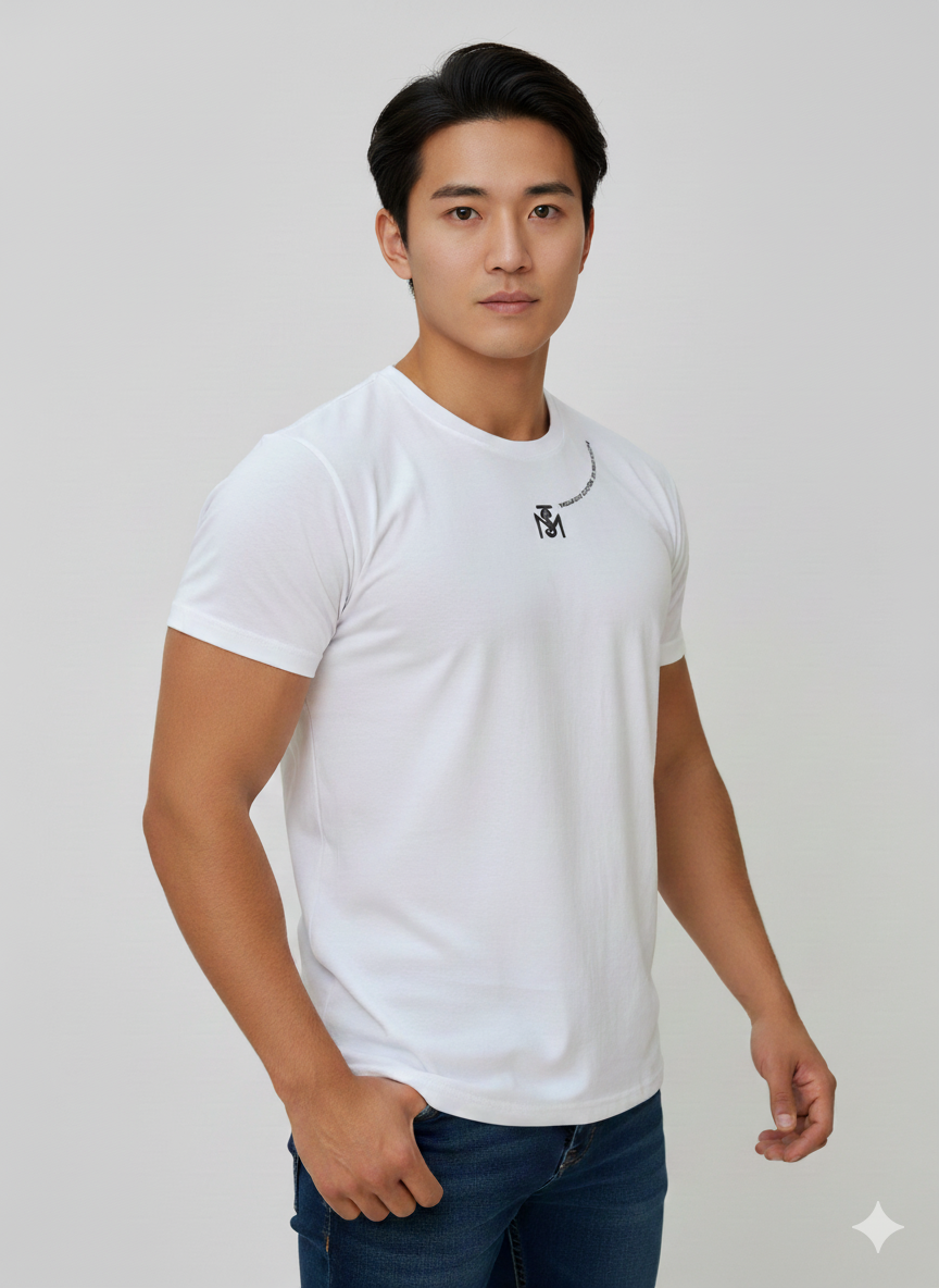 CAMISETA BLANCA HORMA REGULAR