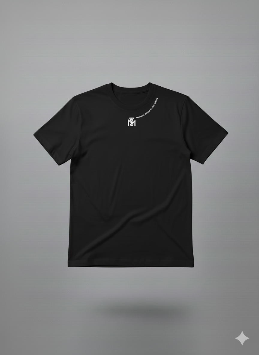 CAMISETA NEGRA HORMA REGULAR