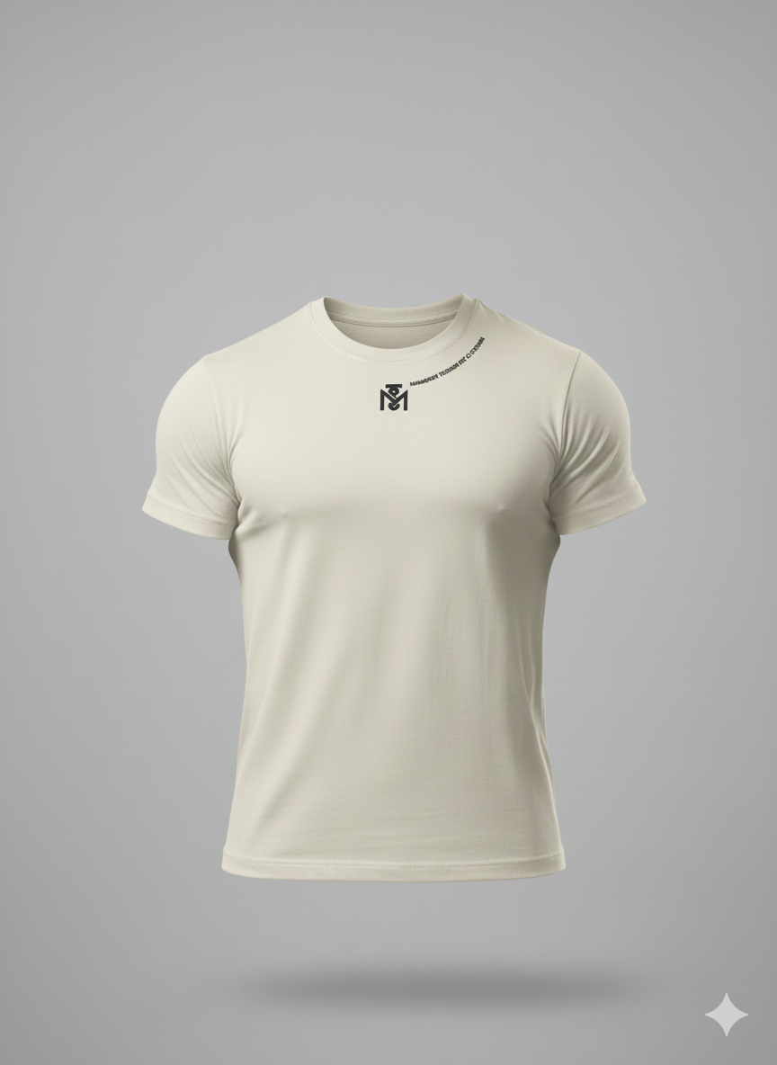 CAMISETA BEIGE HORMA REGULAR