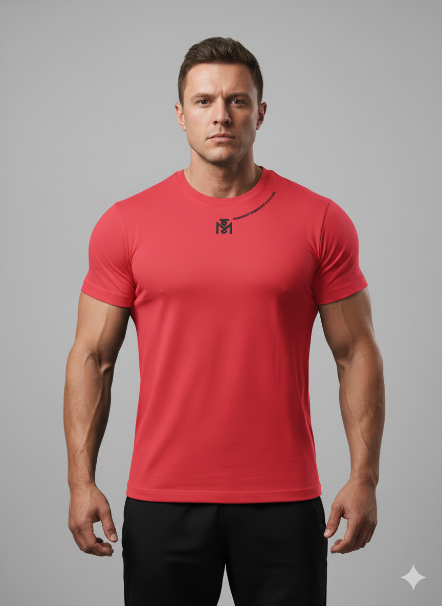 CAMISETA ROJA HORMA REGULAR