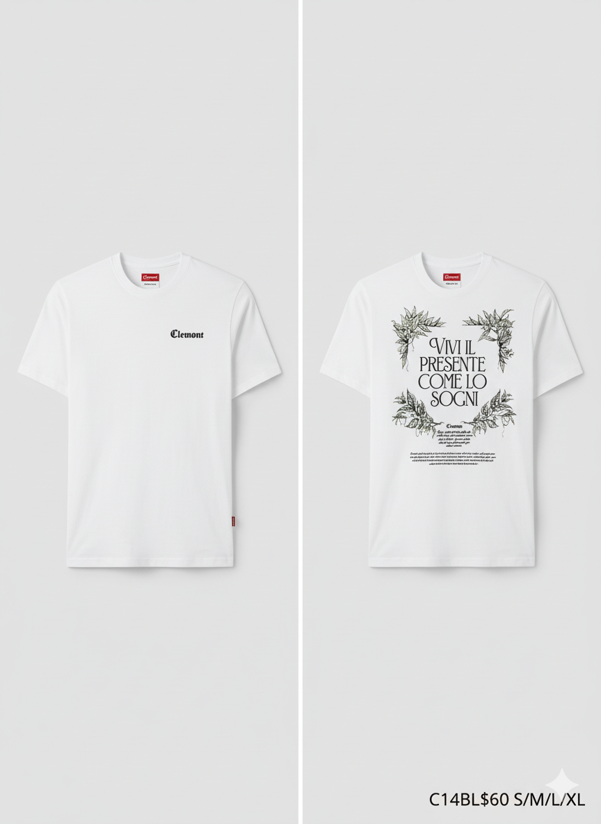 CAMISETA BLANCA HORMA REGULAR