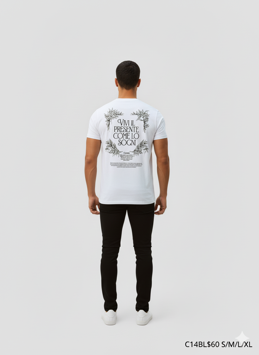 CAMISETA BLANCA HORMA REGULAR