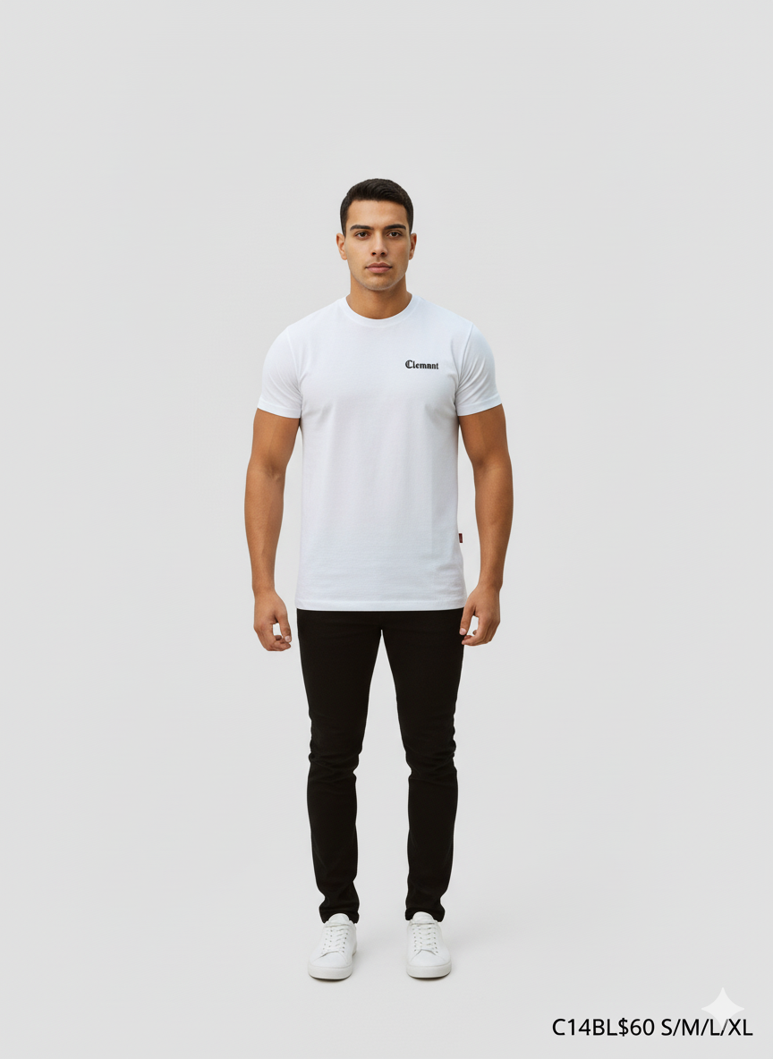 CAMISETA BLANCA HORMA REGULAR