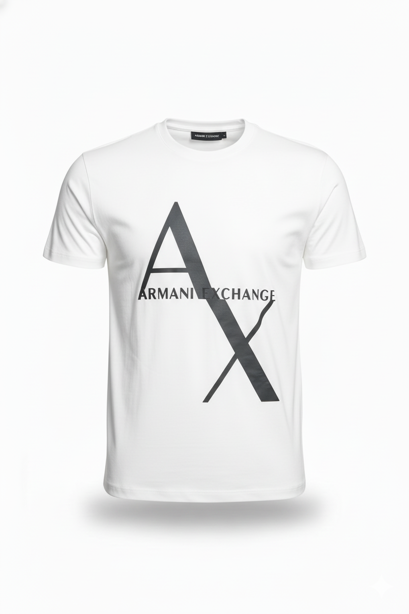 Camiseta blanca con diseño gráfico frontal