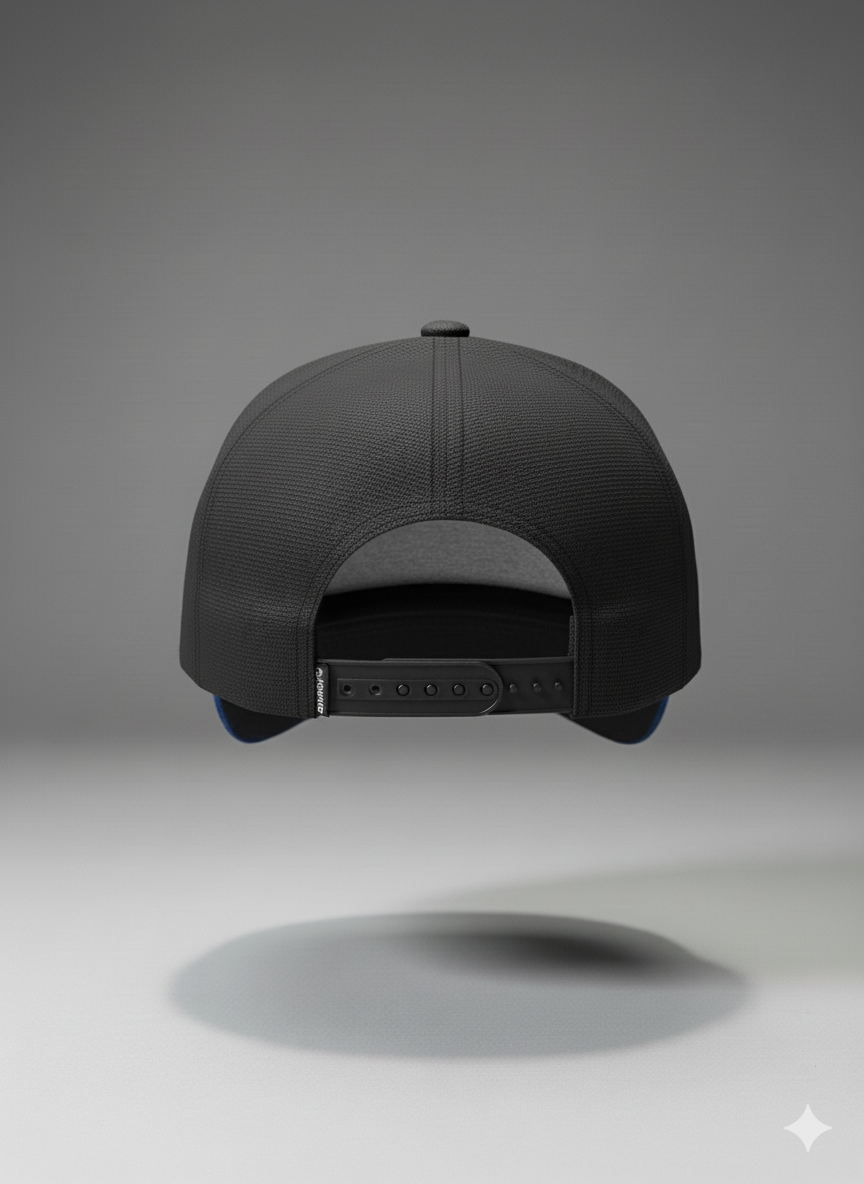 Gorra Trucker Negra con Parche de Orca