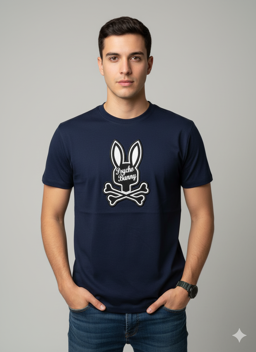 CAMISETA PREMIUM AZUL OSCURO