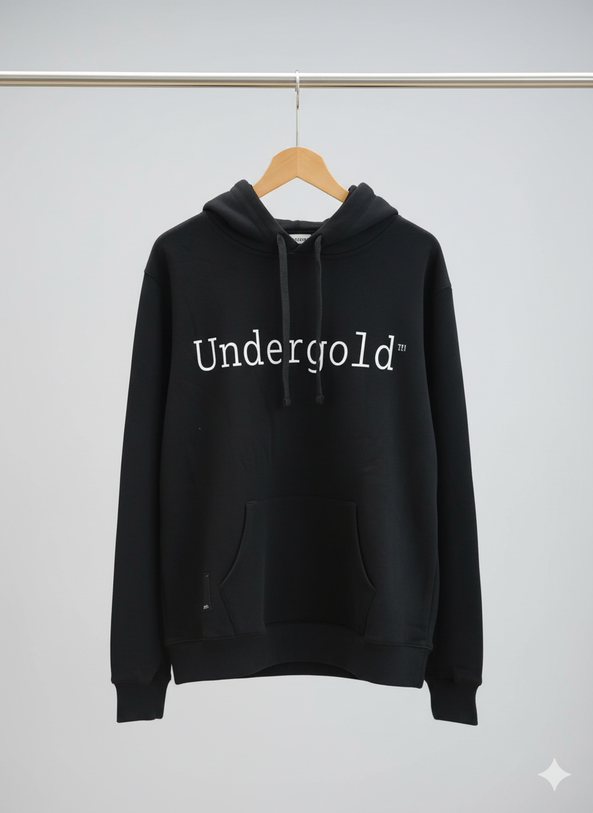 Buzo Negro “Faith & Truth” – Diseño Artístico con Mensaje Inspirador