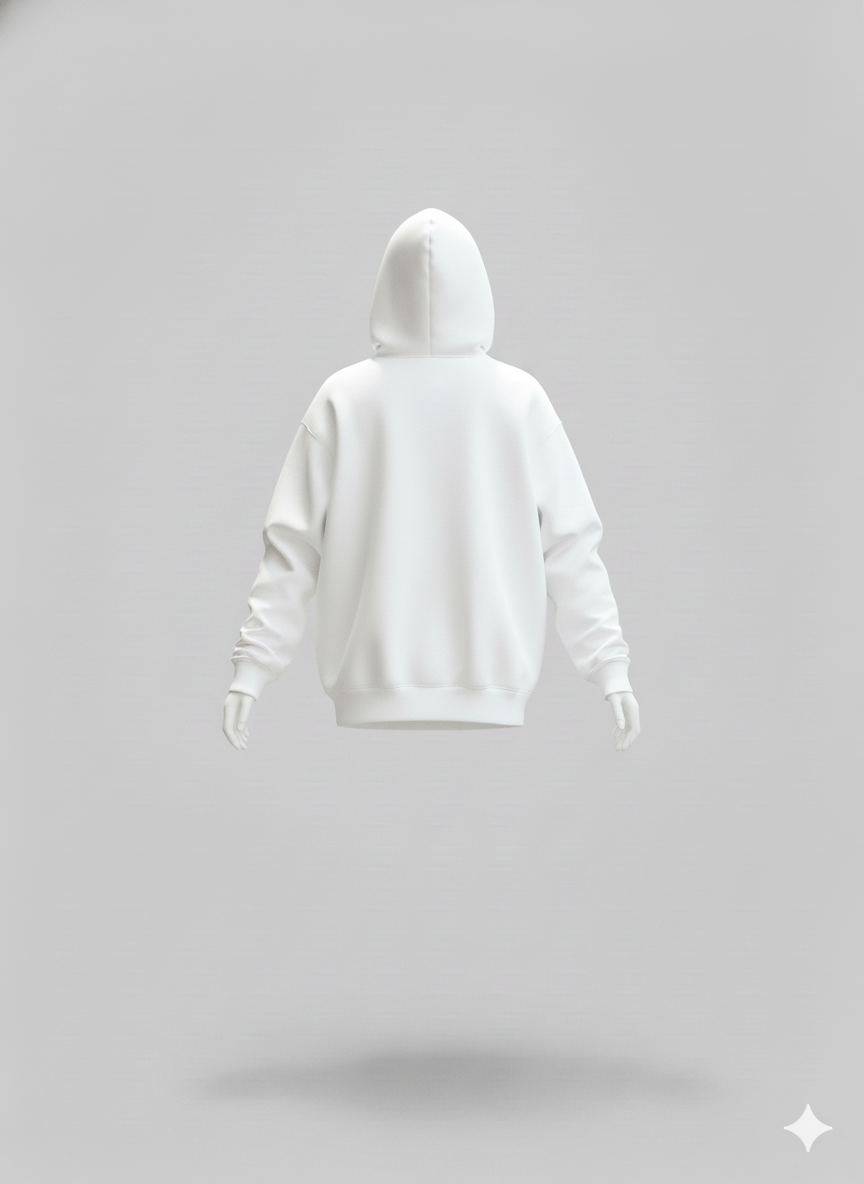 Buzo Blanco Oversize – Estilo y Comodidad