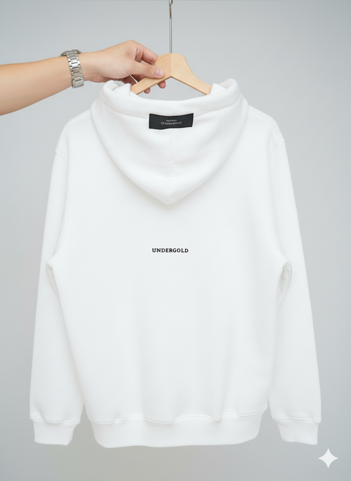 Buzo Blanco Oversize – Diseño Limpio y Moderno