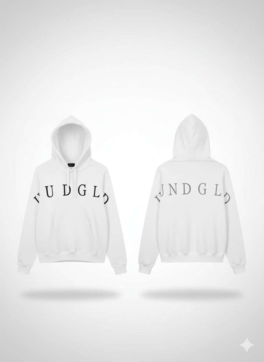 Buzo Blanco Oversize – Diseño Minimalista y Moderno