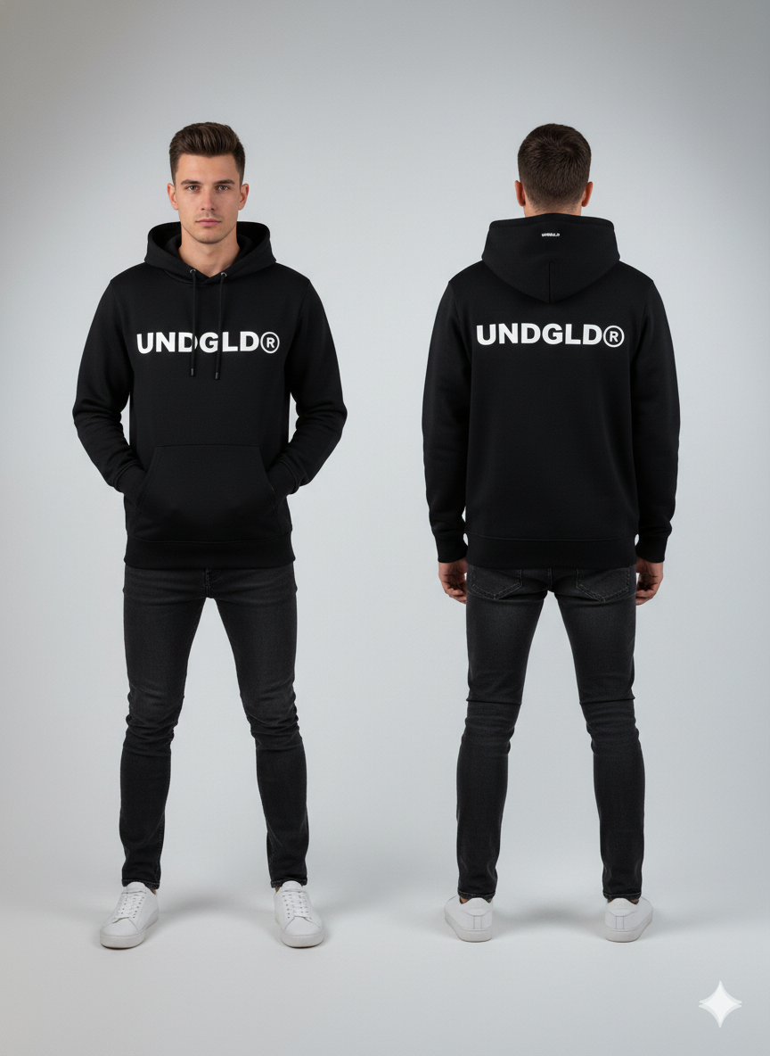 Buzo Hoodie Negro Premium