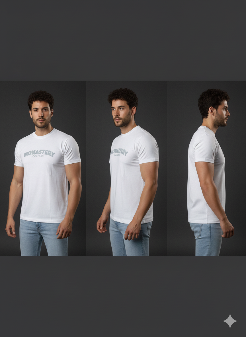 CAMISETA BLANCA HORMA REGULAR