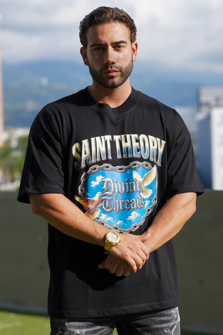 Camiseta Oversize Saint Theory – Divine Threads
