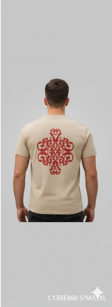 CAMISETA BEIGE CL HORMA REGULAR