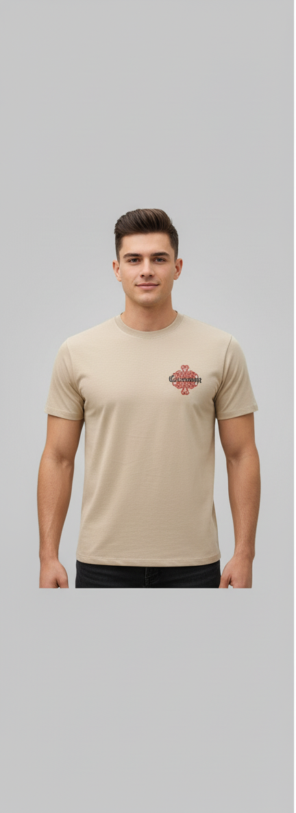 CAMISETA BEIGE CL HORMA REGULAR