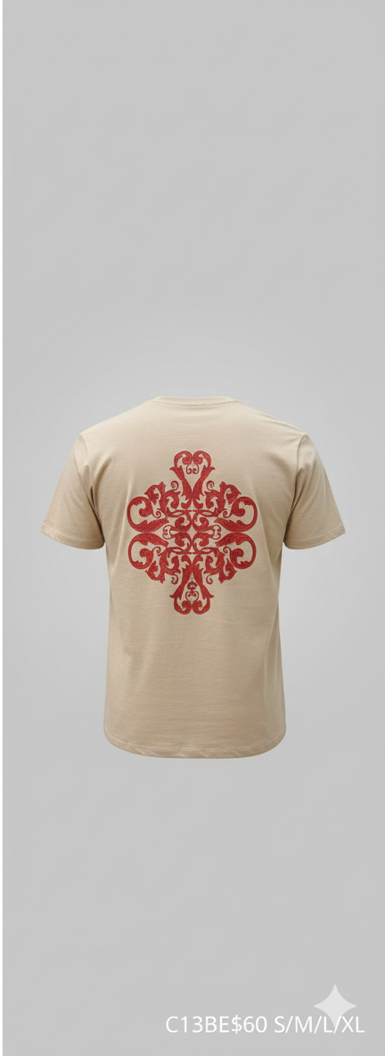 CAMISETA BEIGE CL HORMA REGULAR