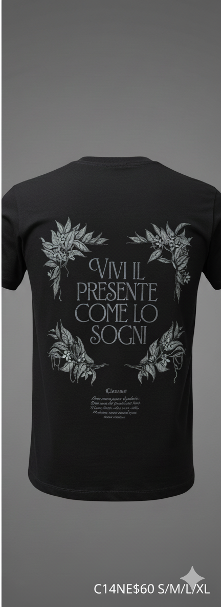 Camiseta negra de estilo urbano