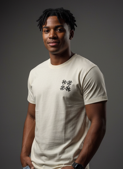 CAMISETA BEIGE HORMA NORMAL