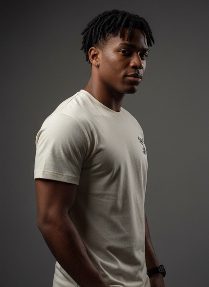 CAMISETA BEIGE HORMA NORMAL