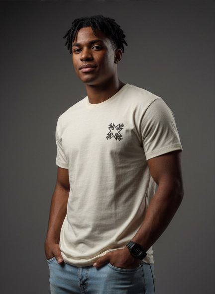 CAMISETA BEIGE HORMA NORMAL