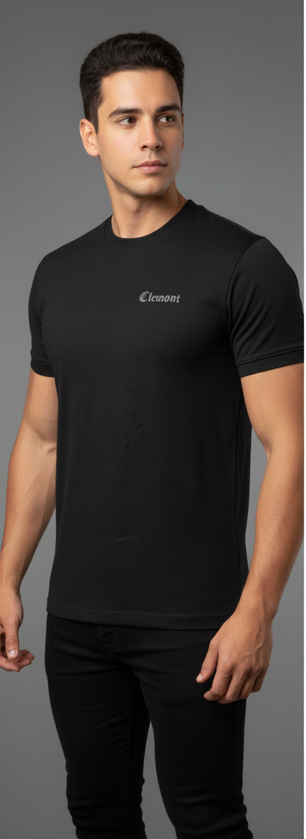 Camiseta negra de estilo urbano