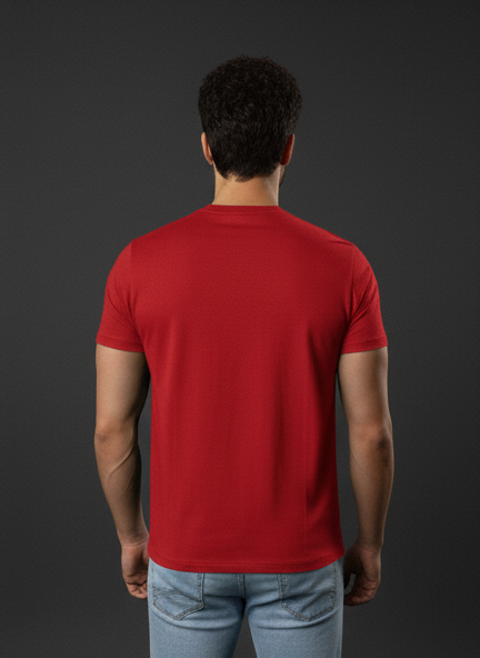 CAMISETA ROJA HORMA REGULAR