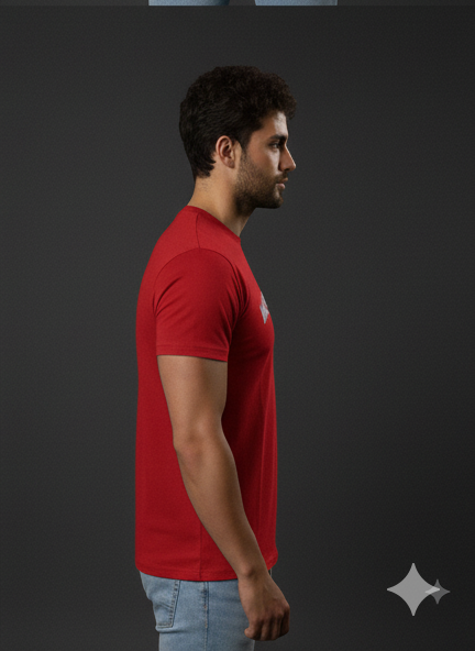 CAMISETA ROJA HORMA REGULAR